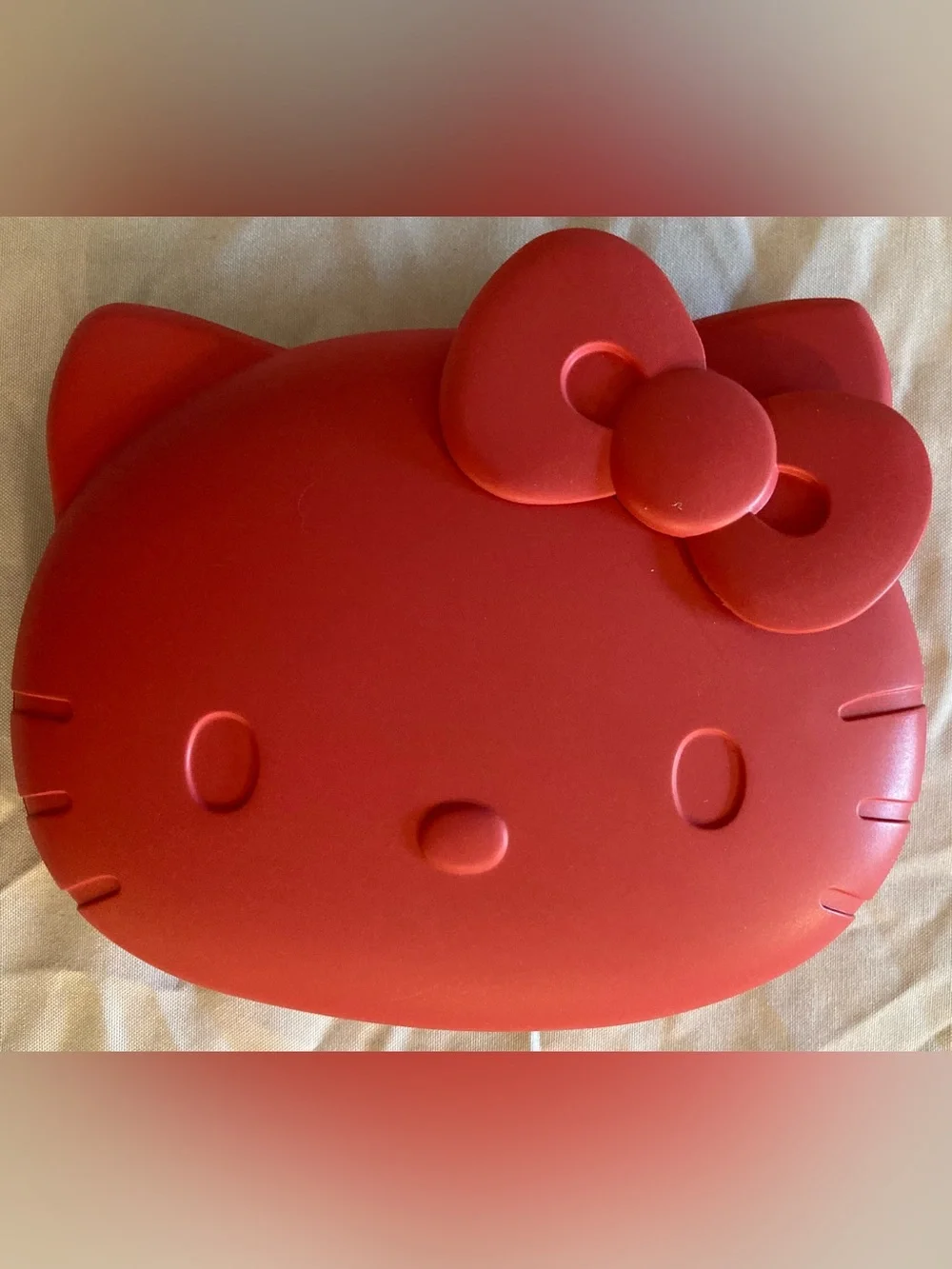 Hello Kitty Dimmable LED Kawaii Red Compact Mirror